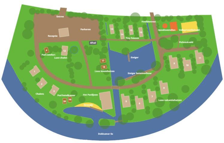 Pod Hotelkamer Aan Het Water 多克姆 外观 照片